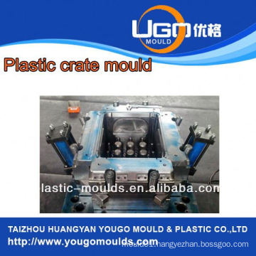 Plastic injection mould for beer crate mould in taizhou China